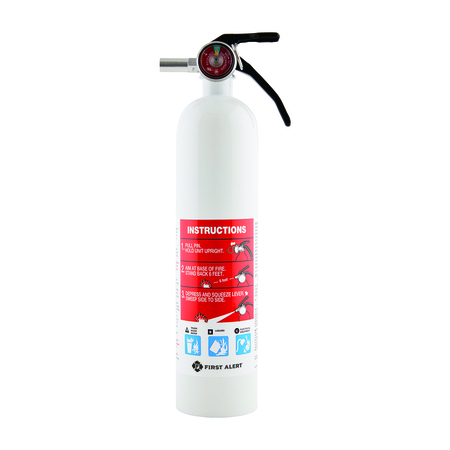 FIRST ALERT First Alert FE1A10GOWA General Purpose Fire Extinguisher 1-A:10-B:C - White FE1A10GOWA